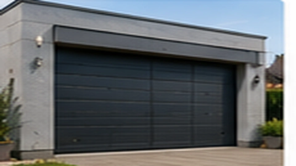 Aluminium-Rahmentor – Beispiel für Garagentore