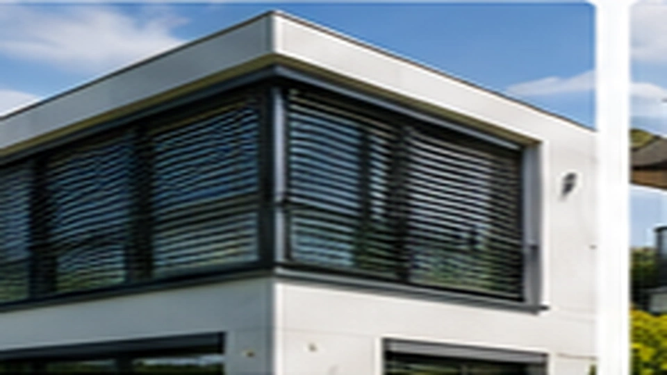 Raffstores an großer Glasfront – Beispiel für Raffstores