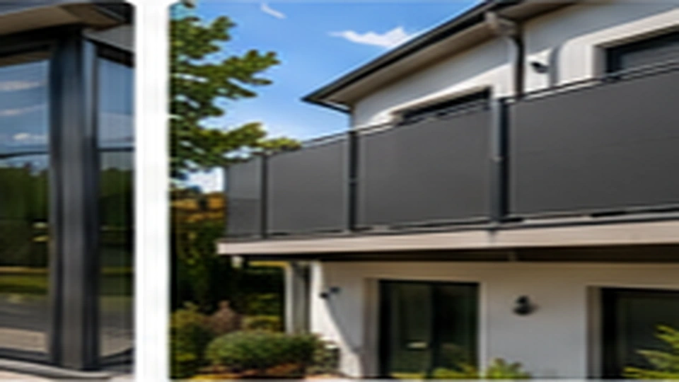 Sichtschutz am Einfamilienhaus – Beispiel für Sicht- & Sonnenschutz